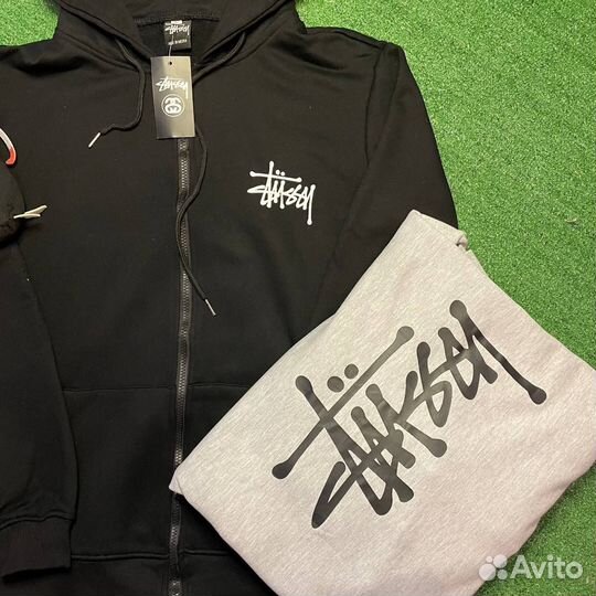Зип худи stussy