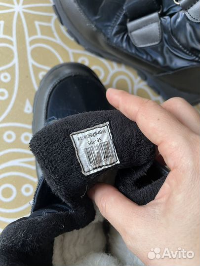 Дутики зимние для девочки 35