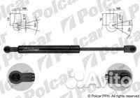 Амортизатор крышки багажника и капота Л П зад для audi 80 (B3) 10.86-08.91