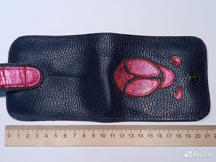 Кошелек женский натуральная кожа ручная работа