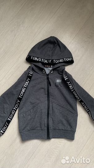 Толстовка 110, футболка 134, свитер, ботинки 34 р