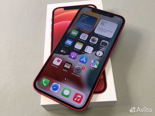 iPhone 12 64GB RED, 98 акб, гарантия