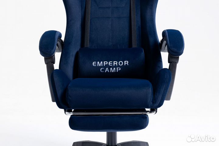 Геймерское, игровое компьютерное кресло велюр с массажем