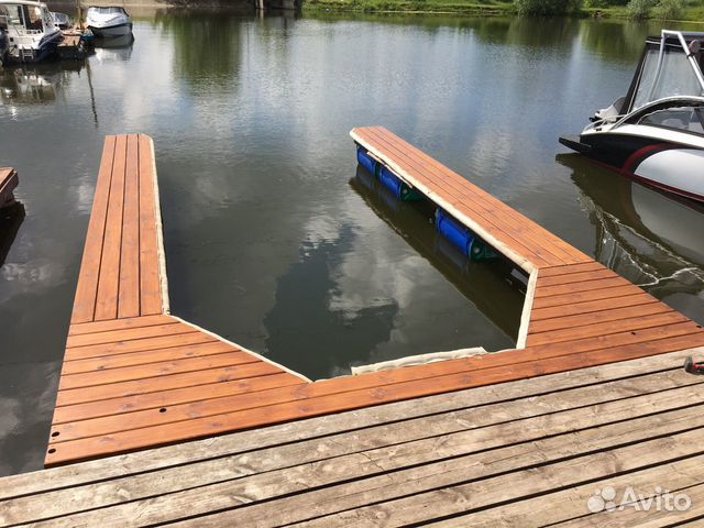 Понтон на 2 катера, паук новый