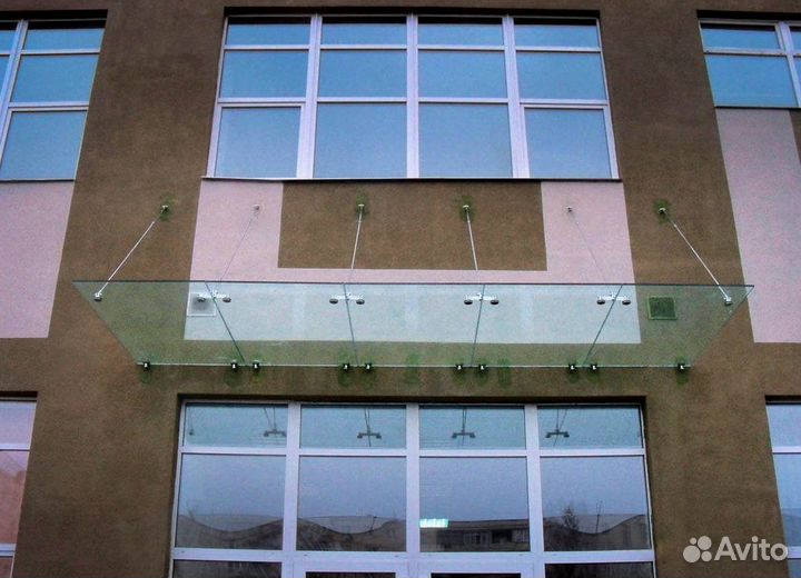 Стеклянные навесы