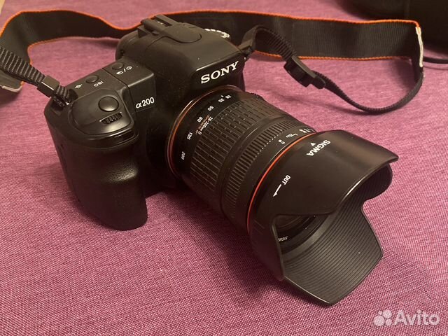 Зеркальный фотоаппарат Sony Alpha 200