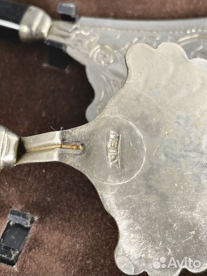 Мельхиоровый набор для торта СССР