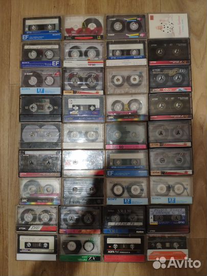 Аудиокассеты 206 штук