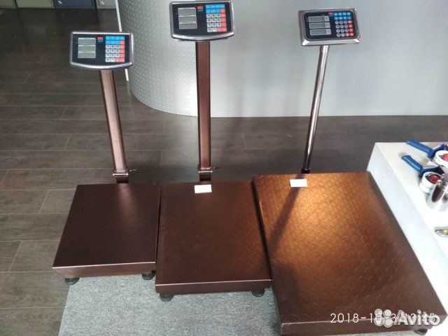 Весы платформенные напольные товарные. Торговые