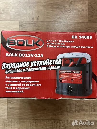 Зарядное устройство bolk DC 12V-12A (BK 34005)