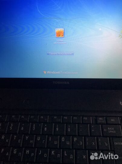Ноутбук toshiba