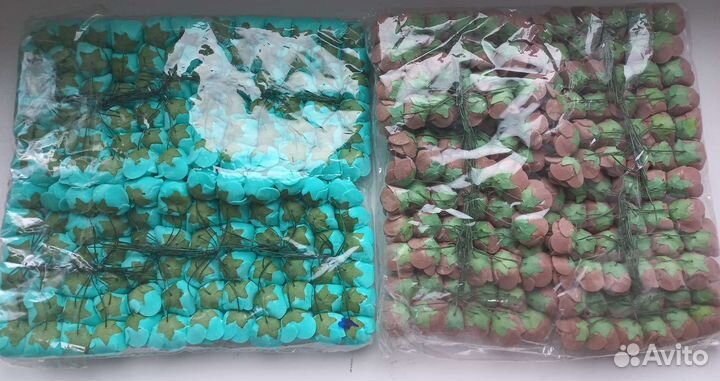 Розочки из фоамирана 144 шт