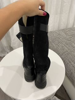 Сапоги овчина/замша (новые)