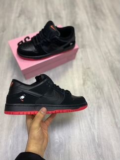 Nike SB Dunk low мужские черные низкие