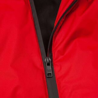 Парка куртка зимняя пуховик красный с капюшоном