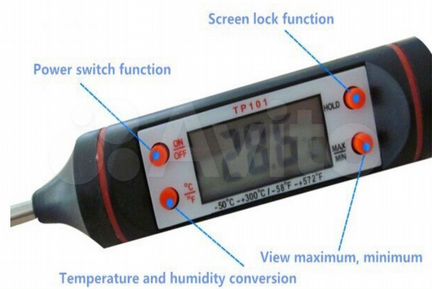 Цифровой термометр - щуп цифровой тр101