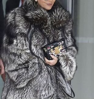 Шуба из чернобурки Греция