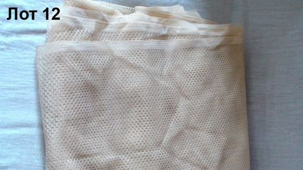 Ткань отрезы - шерсть, тюль