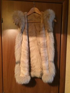 Куртка-жилетка (песец/норка)
