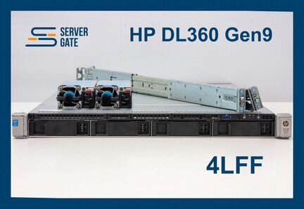 Сервер HP DL360 G9 4LFF 2x E5-2680v4 256 GB