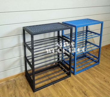 Обувница лофт с сеткой