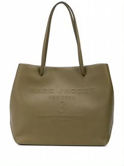 Кожаная сумка хаки Marc Jacobs