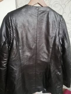 Куртка кожаная с мехом