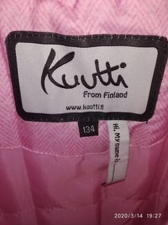 Пальто зимнее пуховое для девочки Kuutti Финляндия