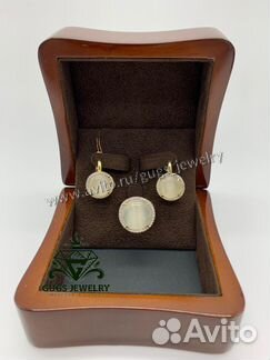 Серьги Кольцо из золота с бриллиантами