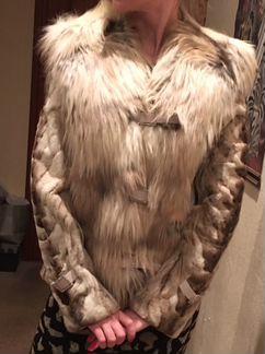 Шуба стриженная норка, лиса