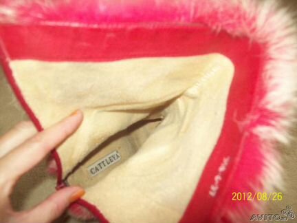 Сапоги весна. натур. замша, кролик. 37