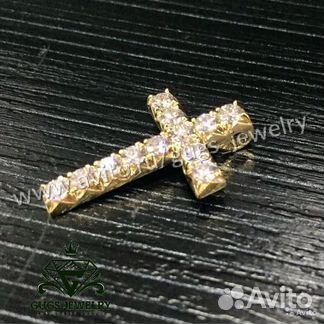 Золотые кресты с бриллиантами