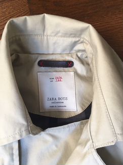 Плащ подростковый (Zara Boys collection)
