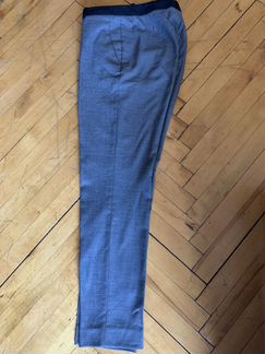 Брюки серые H&M, широкие