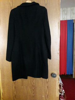 Пальто черное (осень/весна)