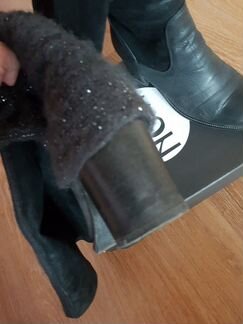 Сапоги высокие. Италия, натуральная кожа