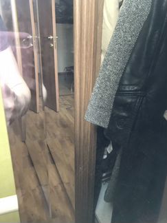 Зеркало для ванной или бани и Полка стеклянная