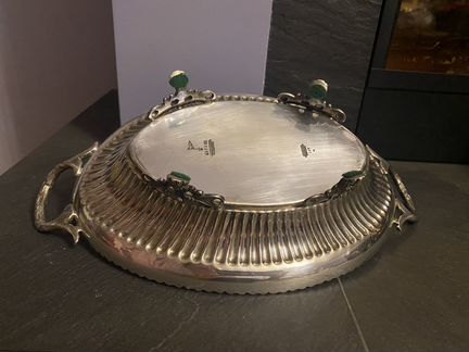 Винтажное блюдо из стерлингового серебра