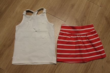 Юбка и майка фирмы Crazy 8 на рост 110-116