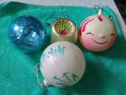 Ёлочные игрушки из СССР