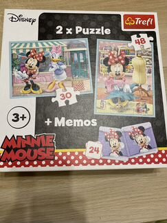 Пазл и игра мемо Trefi Minni Mouse