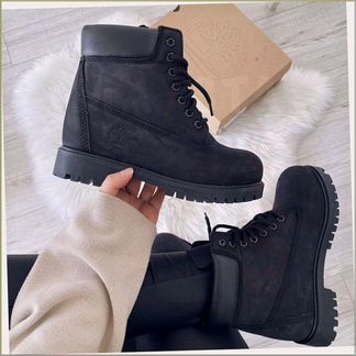 Зимние ботинки с мехом Тимберы