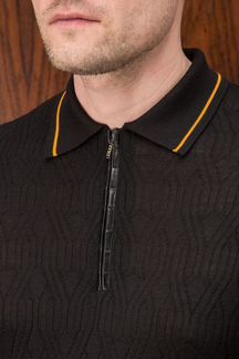 Поло эксклюзив zilli c аллигатором