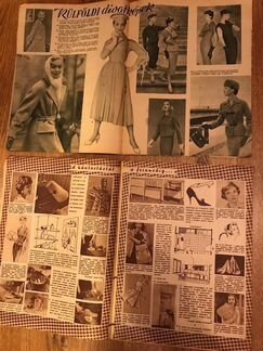 Журналы мод EzAdivat Венгрия 1957