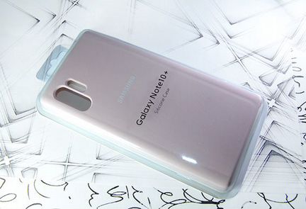Чехол-накладка для Samsung N975 Note 10+ silicone case светло-розовый (18)