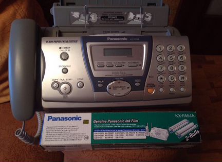 Panasonic телефон факс в одном
