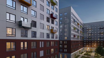 1-к квартира, 39.4 м², 10/22 эт.