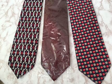 Новые галстуки 100 шелк