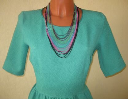 Бирюзовое платье от Oodji, р.46-48