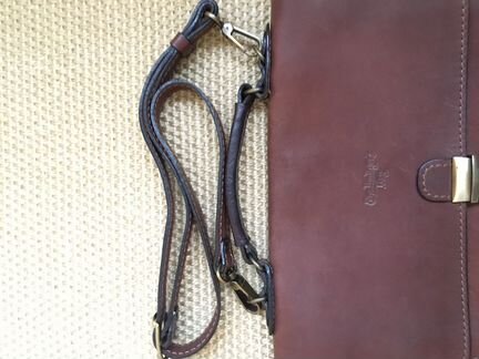 Кожаный портфель ручной работы